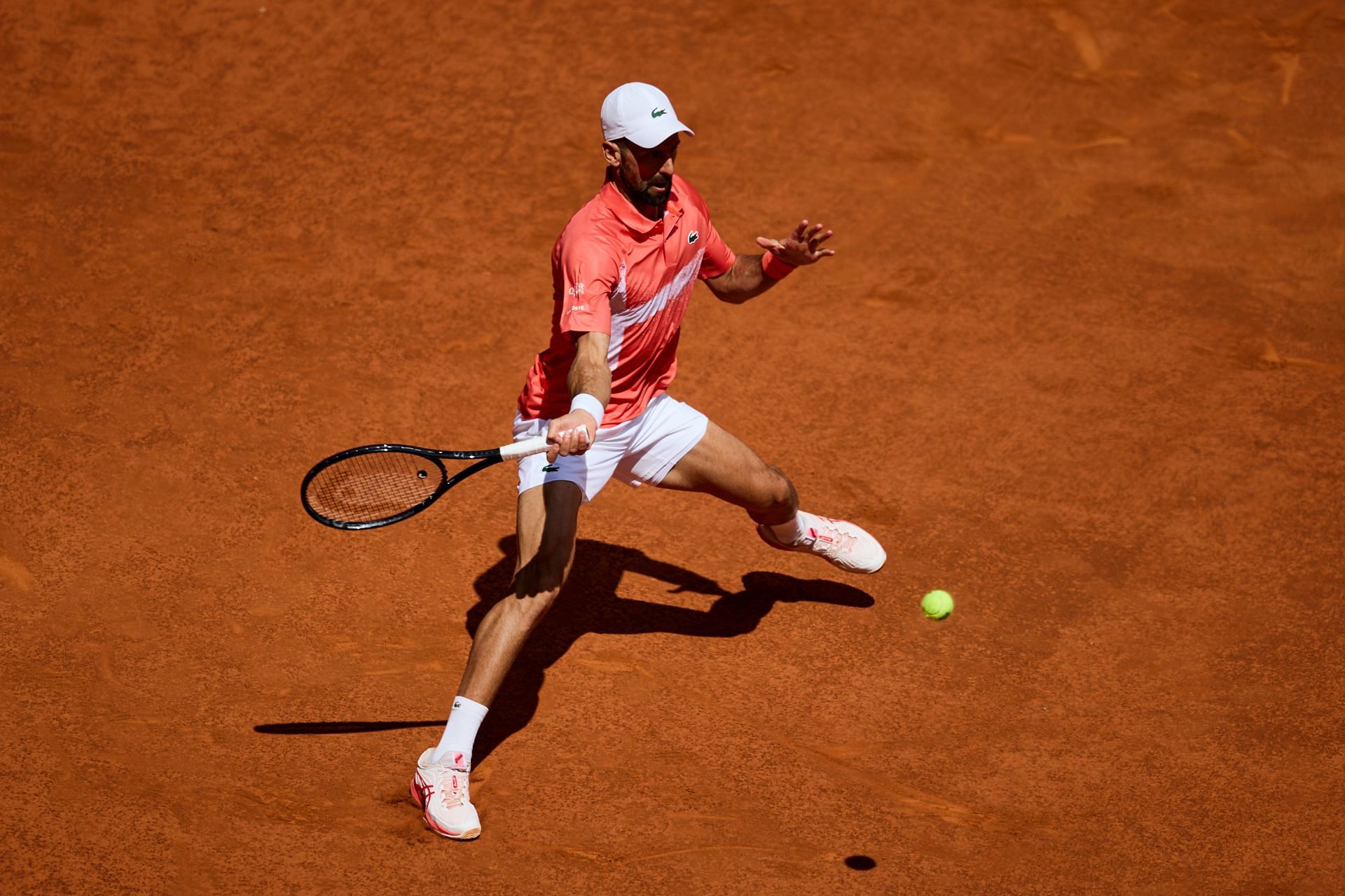 Novak Djokovic at the Mutua Madrid Open - Day Five - Source: Getty
